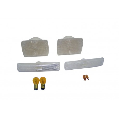KIT CLIGNOTANTS-VEILLEUSES AVT YJ 87-96 - BLANC*