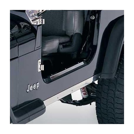 KIT PROTECTIONS BAS DE CAISSE CJ7 76-86 - INOX*