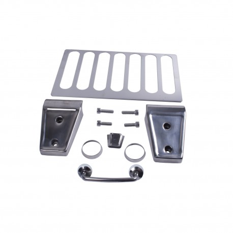 KIT ACCESSOIRES CAPOT TJ 97-06 - INOX 7465