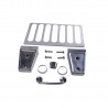 KIT ACCESSOIRES CAPOT TJ 97-06 - INOX 7465