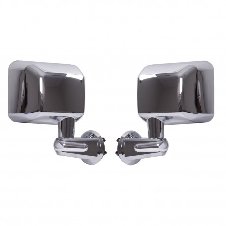 KIT RETROVISEURS EXT JK 07-18 - CHROME*