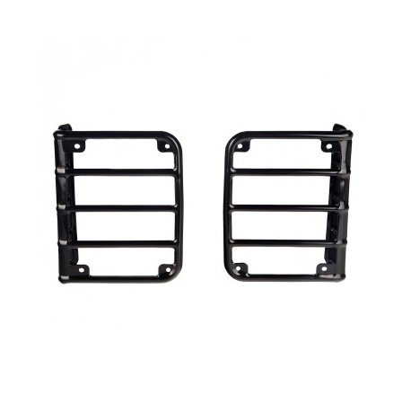 KIT GRILLES PROTECTION FEUX ARR JK 07-18 - NOIR*