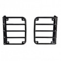 KIT GRILLES PROTECTION FEUX ARR JK 07-18 - NOIR*