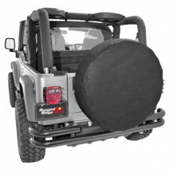 Housse Pneu Housse De Roue De Secours Noire Pour Auto 15-17