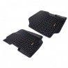 KIT TAPIS SOL AVT CJ-YJ 76-96 - CAOUTCHOUC NOIR*