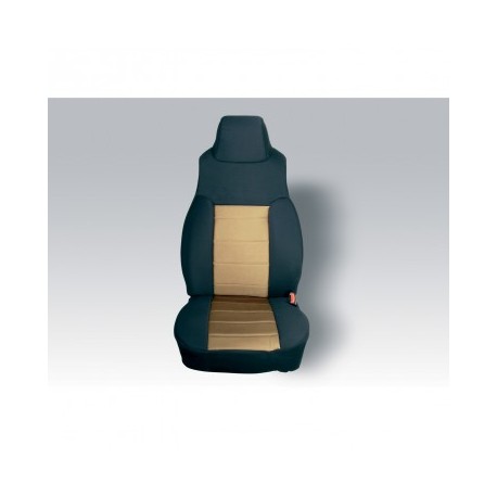 KIT HOUSSES SIEGES AVT TJ 03-06 - NOIR/BEIGE