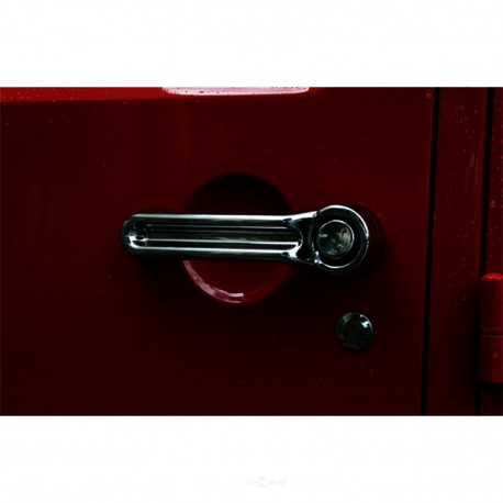 KIT CACHES POIGNEES PORTE JK 2 PORTES - CHROME*