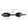 CARDAN AVT DR RAM PU 1500 02-05 - 4WD 239137*