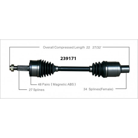 CARDAN DE TRANSMISSION 239171