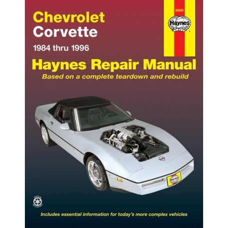 REVUE TECHNIQUE CORVETTE 84-96 24041