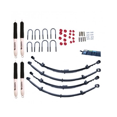 KIT REHAUSSE SUSP YJ 87-96 +2.5 - AVEC AMORTS