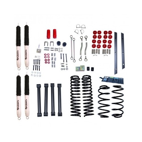 KIT REHAUSSE SUSP TJ 97-02 +4 - AVEC AMORTS