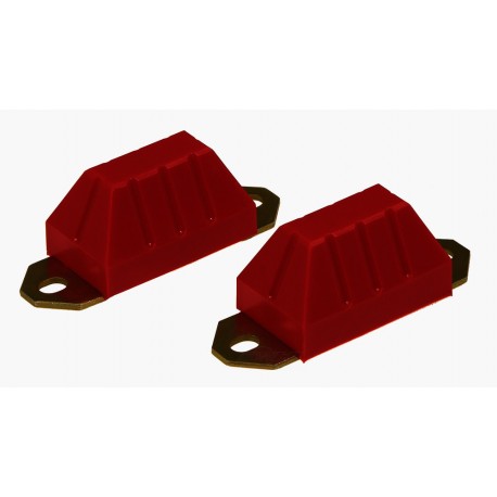KIT BUTEES DE PONT URETHANE CJ 76-86 - ROUGE