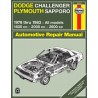 REVUE TECHNIQUE DODGE CHALLENGER 78-83 30012