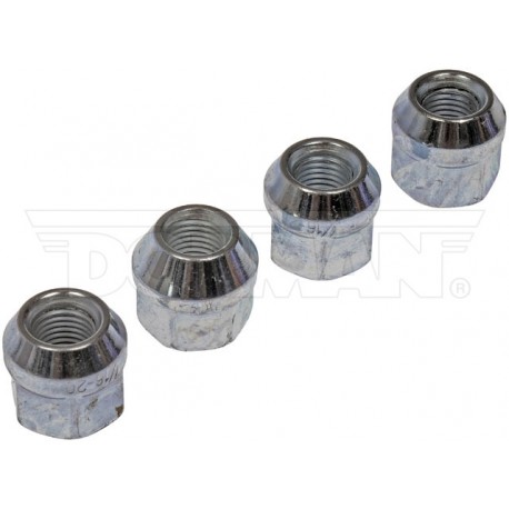 KIT 4 ECROUS ROUE 7/16-20 - CONIQUE A EPAULEMENT*