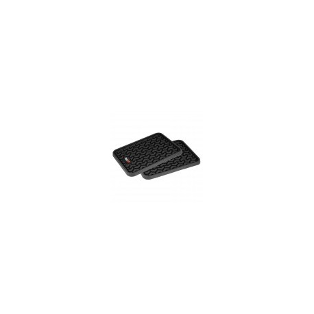 KIT TAPIS DE SOL ARR UNIVERSEL - CAOUTCHOUC NOIR*