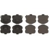 PLAQUETTES FREIN ARR CORVETTE Z06 06-13 - 8 PCES*