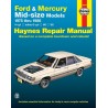 REVUE TECHNIQUE FORD PASS-TBIRD 75-86