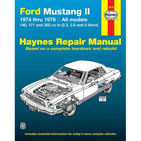 REVUE TECHNIQUE MUSTANG II 74-78 36049