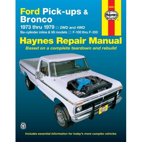 REVUE TECHNIQUE BRONCO-FORD F PU 73-79 36054