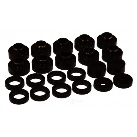 KIT SILENTBLOCS URETHANE CAISSE CJ7 80-86 - NOIR*