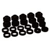 KIT SILENTBLOCS URETHANE CAISSE CJ7 80-86 - NOIR*