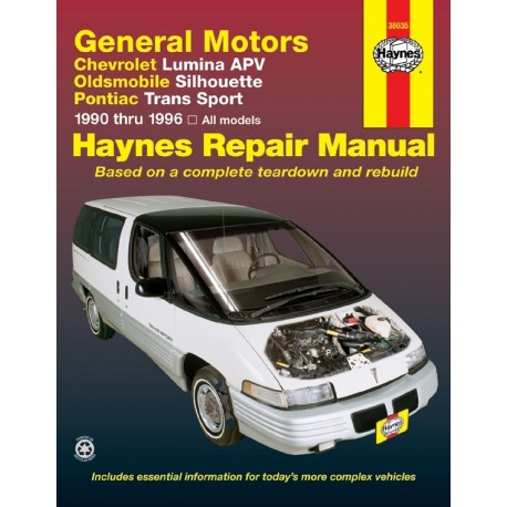 REVUE TECHNIQUE GM MPV - TRANSSPORT 90-96 38035