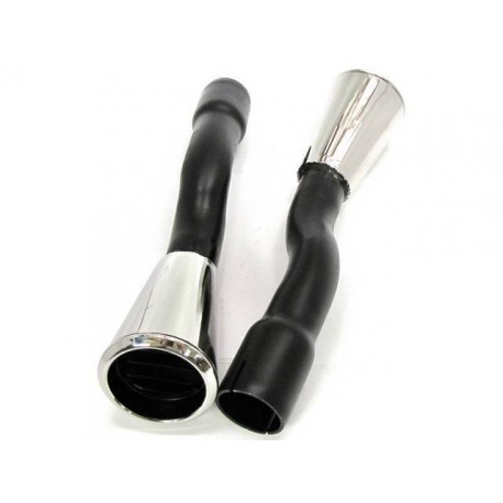 KIT TUBES SORTIE ECHAPP MUSTANG GT 65-66 - CHROME*