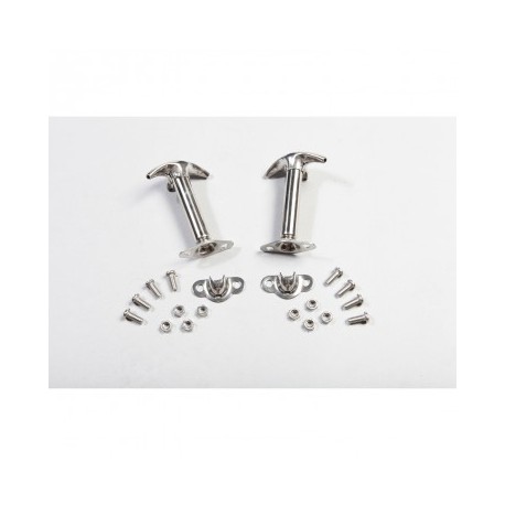 KIT CROCHETS DE CAPOT CJ-YJ 42-96 - INOX*