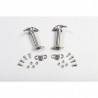 KIT CROCHETS DE CAPOT CJ-YJ 42-96 - INOX*