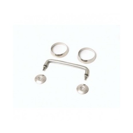 KIT CROCHET BAIE DE PARE-BRISE TJ - INOX 7404