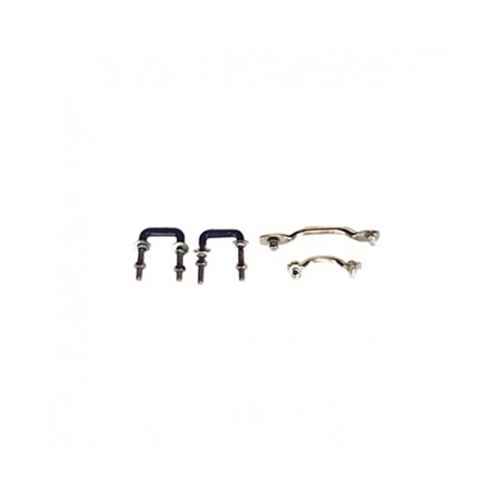 KIT CROCHETS BAIE DE PARE-BRISE CJ-YJ - INOX