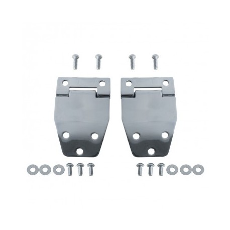 KIT CHARNIERES HAYON HARDTOP CJ 76-86 - INOX