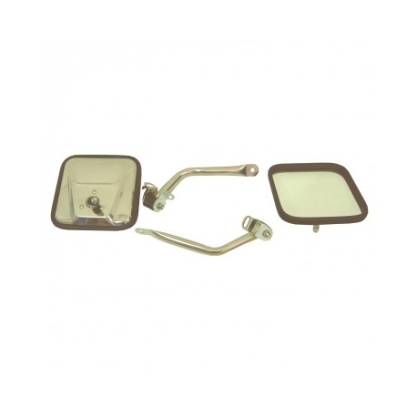 KIT RETROS BAIE DE PARE-BRISE TJ 97-06 - INOX*