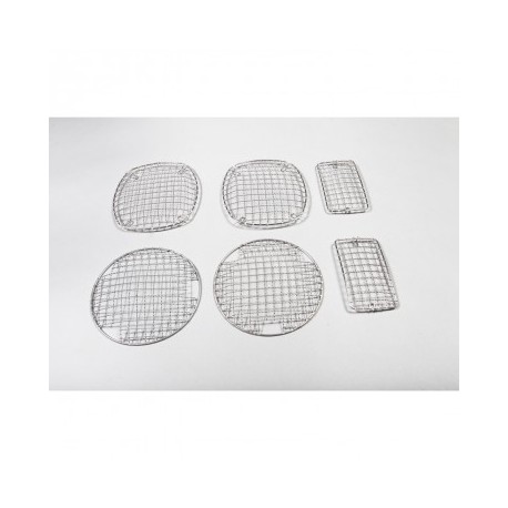 KIT GRILLES PROTECT FEUX AVT-ARR TJ -6 PIECES INOX