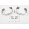 KIT BUMPERETTES ARR CJ-YJ-TJ 76-06 - INOX 7438*
