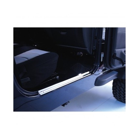 KIT SEUILS DE PORTE TJ 97-06 - INOX*