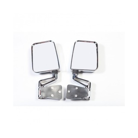 KIT RETROVISEURS DUAL FOCAL YJ-TJ 87-02 - CHROME