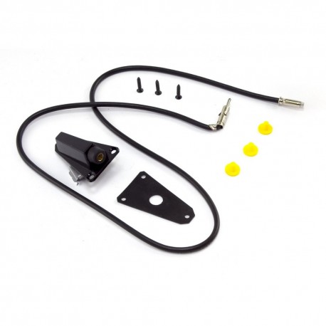 KIT EMBASE ANTENNE CJ-YJ 76-86 - NOIR AVEC CABLE