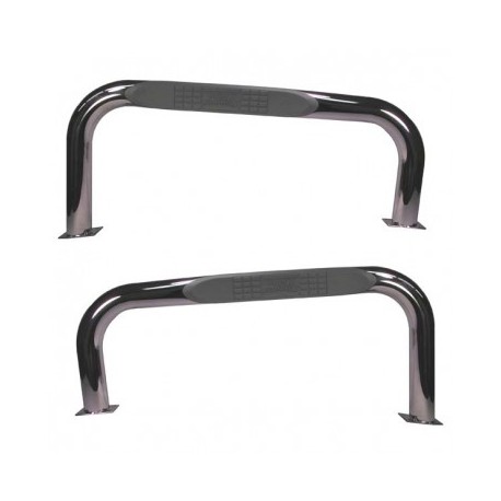 KIT MARCHE-PIED TUBE YJ-TJ 87-06 - INOX*