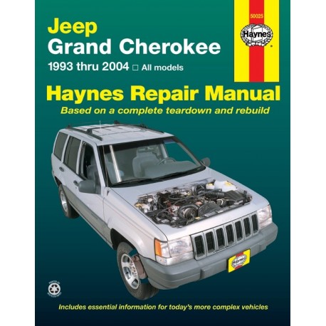 REVUE TECHNIQUE ZJ-WJ GRAND CHEROKEE 93-04 50025