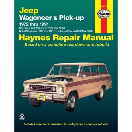 REVUE TECHNIQUE SJ WAGONEER-CHIEF 72-92 50029