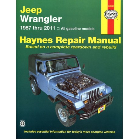 REVUE TECHNIQUE YJ-TJ WRANGLER 87-06 50030