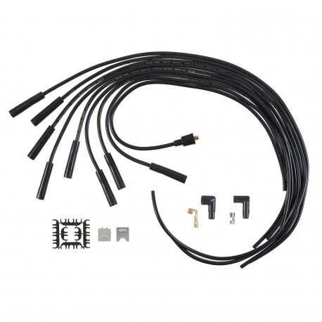 FAISCEAU ALLUMAGE 8MM SPIRAL CORE DROIT - NOIR