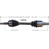 CARDAN AVT GAUCHE WH-XK 05-10 139102*