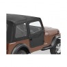 KIT PORTES SOUPLES 2 PIECES CJ-YJ 80-96 - NOIR D*