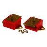 KIT SILENTBLOCS URETHANE MOTEUR CJ L6 77-86 -ROUGE