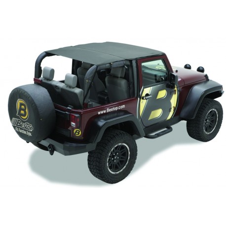 BIKINI SAFARI JK 2 PORTES - PLACES AVT-ARR - NOIR