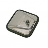RETROVISEUR EXT CJ-YJ CARRE - INOX 6017*