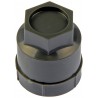 CACHE ECROU DE ROUE GM PASS 90-99 - GRIS*
